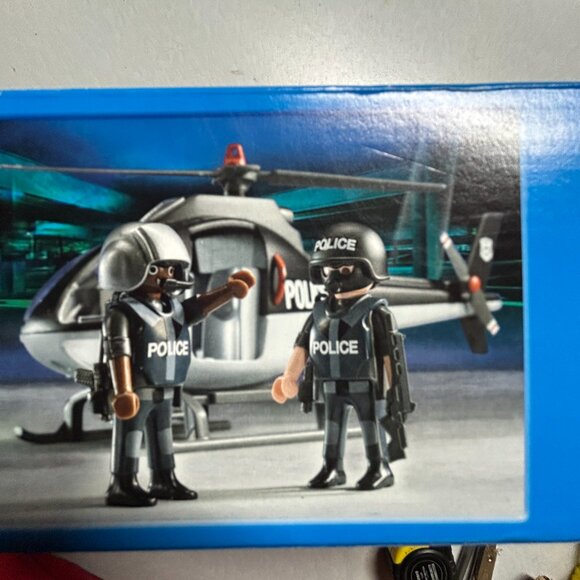 Playmobil City Action Police Tactical Unit Helicopter--Model # 5975 - Picture 9 of 11